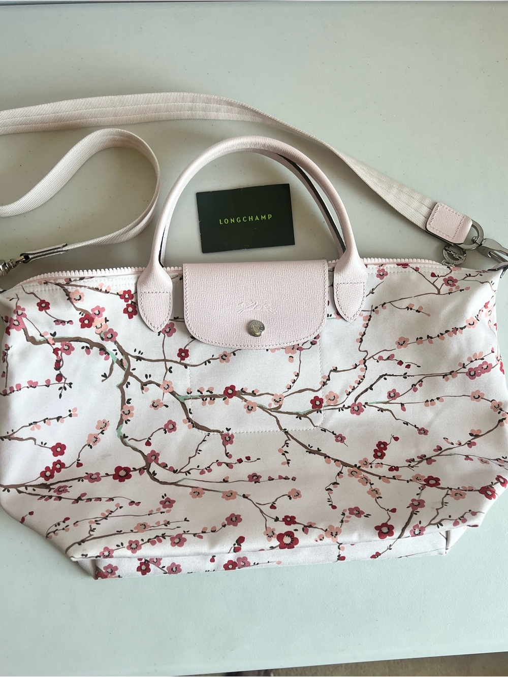 LONGCHAMP LE PLIAGE NEO Bag- Limited Edition Sakura Cherry Blossom